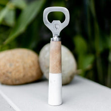 Load image into Gallery viewer, CLINQ- TIMBER &amp; MARBLE BOTTLE OPENER
