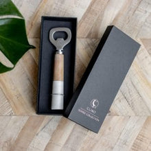 Load image into Gallery viewer, CLINQ- TIMBER &amp; MARBLE BOTTLE OPENER
